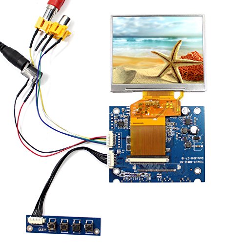 NJYTouch 2AV LCD Controller Board Kit with 3.5inch 320x240 LQ035NC111 LCD Screen