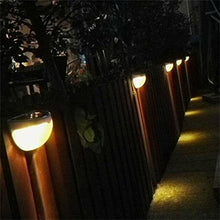 Load image into Gallery viewer, Solar Lights Wall Lamp,Automatically Light at Night, elecfan Waterproof Solar Wall Lamp, Outdoor Garden Decorative Solar Light - Warm White

