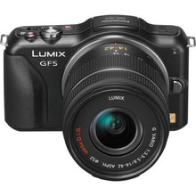 Load image into Gallery viewer, Panasonic DMC-GF5KK 12 MP Mirrorless Digital Camera with 3-Inch Touch Screen and 14-42 Zoom Lens (Black)
