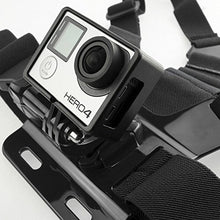 Load image into Gallery viewer, Zoukfox Chest Belt Strap Harness Mount, Camera Headstrap Mount + Quick Clip for Gopro Hero 4 Hero 3 Hero 3+ Hero 2 (Chest Strap)

