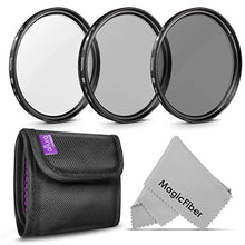 Load image into Gallery viewer, 72MM Altura Photo Professional Photography Filter Kit (UV, CPL Polarizer, Neutral Density ND4) for Camera Lens with 72MM Filter Thread + Filter Pouch
