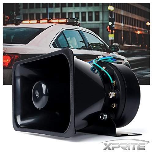 Xprite Compact 100 Watt High Performance Siren Speaker (Capable with Any 60-140 Watt Siren)