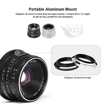 Load image into Gallery viewer, 7artisans 25mm F1.8 APS-C Frame Manual Focus Prime Fixed Lens for Canon EOS-M Mount M1 M2 M3 M5 M6 M10 M50(Silver)
