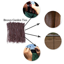 Load image into Gallery viewer, Wide 10 Inch 150 Pack Strong Wood Brown Natural Color Standard Durable Cable Ties Wood Color--Outdoor, Garden Ties, Office and Kitchen Use
