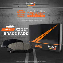 Load image into Gallery viewer, [Front] Max Brakes Carbon Ceramic Pads KT116451
