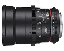 Load image into Gallery viewer, Rokinon Cine DS DS35M-N 35mm T1.5 AS IF UMC Full Frame Cine Wide Angle Lens for Nikon
