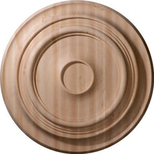 Load image into Gallery viewer, Ekena Millwork CMW24TRRO Ceiling Medallion, 24&quot;OD x 2 1/4&quot;P, Red Oak

