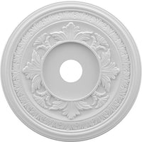 Ekena Millwork CMP22BA Baltimore Thermoformed PVC Ceiling Medallion, 22