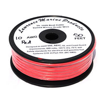 Load image into Gallery viewer, 10 AWG Tinned Marine Primary Wire, Red, 50 Feet
