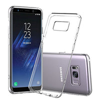 Shamo's for Galaxy S8 Case, S8 Clear Case, [Crystal Clear] Case [Shock Absorption] Cover TPU Rubber Gel [Anti Scratch] Transparent Clear Back Case, Soft Silicone, TPU (Clear)