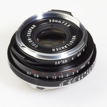 Load image into Gallery viewer, Voigtlander Color-Skopar Pan 35mm f/2.5 Wide Angle Manual Focus Lens - Black
