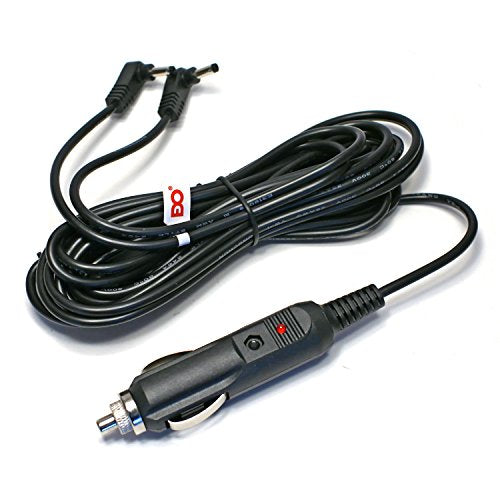 EDO Tech 11' Car Charger Adapter Power Cord for Philips 7 9 10 inches Dual Screen Headrest Portable DVD Player Pet9402/37 Pet708/37 Pd7012/37 Pd9012/37 Pd9016/37