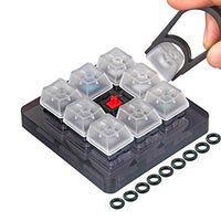 AKWOX 9-Key Cherry MX Switch Tester, Keycap Puller, Keyboard Keycap, O-Ring  Sampler Tester Kit