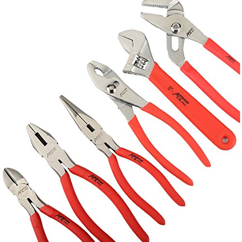 ATE Pro. USA 30124 Heavy-Duty Plier and Groove Joint Set, 4 Piece