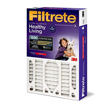 Load image into Gallery viewer, Filtrete Mpr 1550 Dp 20x20x4 Ac Furnace Air Filter, Healthy Living Ultra Allergen Deep Pleat, 4 Pack
