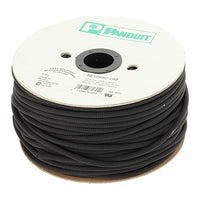 Panduit SE38PSC-TR0 Fray Resistant Braided Expandable Sleeving, Polyethylene Terephthalate, Black (200-Foot)