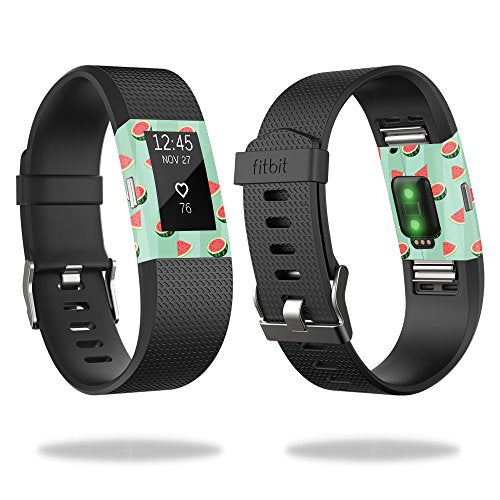 MightySkins Skin Compatible with Fitbit Charge 2 - Watermelon Patch | Protective, Durable, and Unique Vinyl Decal wrap Cover | Easy to Apply, Remove, and Change Styles | Made in The USA