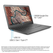 Load image into Gallery viewer, HP Chromebook 14-inch Laptop with 180-Degree Swivel, AMD Dual-Core A4-9120 Processor, 4 GB SDRAM, 32 GB eMMC Storage, Chrome OS (14-db0020nr, Chalkboard Gray)
