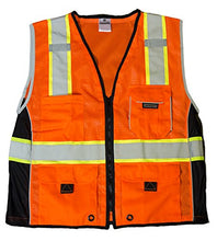 Load image into Gallery viewer, ML Kishigo 1514 Ultra-Cool Polyester Black Series Heavy Duty Vest, Extra Large, Orange
