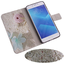 Load image into Gallery viewer, TienJueShi Sea Star Fashion Style Book Stand Flip PU Leather Protector Case Cover Original TPU Silicone Etui Wallet for UMIDIGI A3 Pro 5.7 inch
