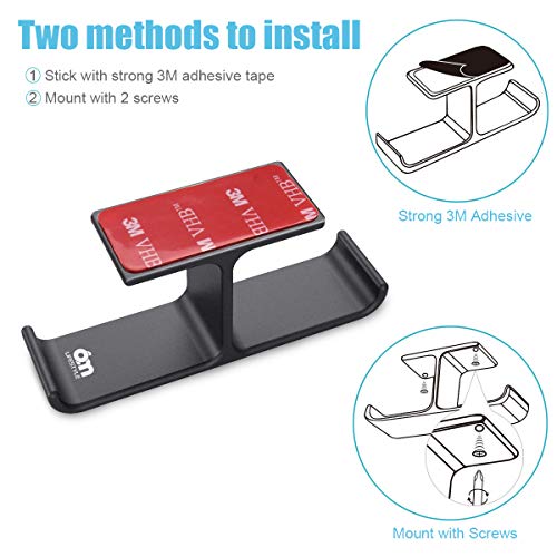 6amLifestyle Headset Headphone Stand Hanger Under Desk Designed