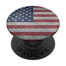 Load image into Gallery viewer, Patriotic US Flag Vintage American pop sockets for men boys
