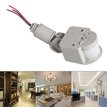 Load image into Gallery viewer, Motion Sensor Detector, 180 Infrared PIR Motion Sensor Detector LED Lamp Automatic Control Module, AC90V~250V

