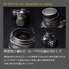 Load image into Gallery viewer, HD PENTAX-DA 15mm F4ED AL Limited Black Ultra Wide Angle Single Focus Lens 21470
