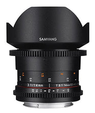 Load image into Gallery viewer, Samyang 14 mm T3.1 VDSLR II Manual Focus Video Lens for Nikon DSLR Camera
