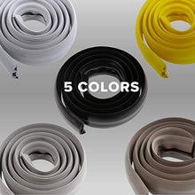 Load image into Gallery viewer, 6.5 Feet Cable Protector + Cord Cover  Durable Ivory PVC is Flexible, Odor Free, Easy to Unroll and Open  Conceal Wires at Home, Office, Warehouse, Workshop, Concerts
