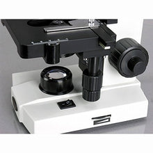 Load image into Gallery viewer, AmScope M220 Monocular Compound Microscope, WF10x Eyepiece, 40x-400x Magnification, Tungsten Illumination, Brightfield, 1.25 NA Abbe Condenser, Coaxial Coarse and Fine Focus, Mechanical Stage, 110V
