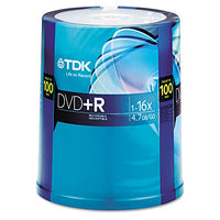 TDK 16X DVD+R 100PK Spindle