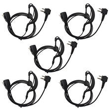 Load image into Gallery viewer, AOER 2-Pin G Shape Earpiece Headset for Motorola Radio cls1110 cls1410 cls1413 cls1450 cls1450c etc(5 Pack)
