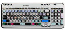 Load image into Gallery viewer, LOGIC PRO 9 GALAXY SERIES NEW KEYBOARD STICKERS SHORTCUTS 12X12 SIZE ARE COMPATIBLE WITH APPLE
