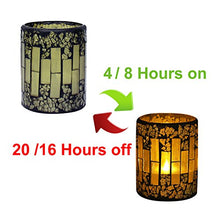 Load image into Gallery viewer, GiveU Mosaic Flameless Candle, Pillar Led Candle with Timer, 3X4, for Home Decor, Weddings, Partys and Awesome Gift
