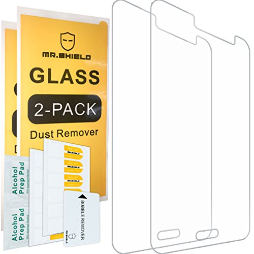 Mr.Shield [2 Pack] For Samsung Galaxy Grand Prime [Tempered Glass] Screen Protector With Lifetime Re