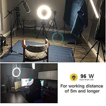 Load image into Gallery viewer, Yidoblo18 Dimmable Fluorescent Ring Light Kit: 96W 5500K Ring Light, Light Stand, Soft Tube, Filter and Bag for Photography YouTube Self Video Make-up (FS-480II)
