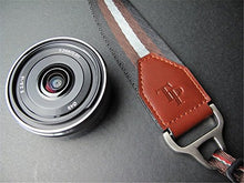 Load image into Gallery viewer, BolinUS Luxury Real Leather + Thick Nylon + Metal Camera Strap Neck Strap for Olympus OM-D E-M10 Mark III Camera - Strap
