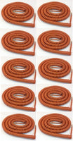 RJ9 COILED 15' CORD RJ9 TO RJ9 (NOT STANDARD PHONE SIZE CONNECTOR) (10 PACK, COOPER)