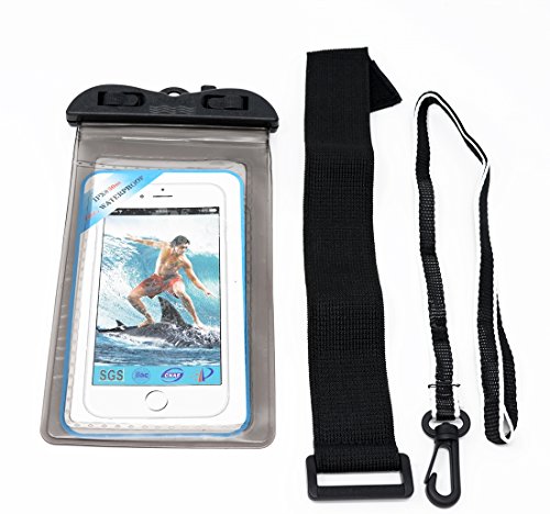 Adoretex Sport Waterproof Case Cell Phone Pouch Dry Bag Pocket with Armband, 6