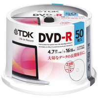 TDK data DVD-R 4.7GB 1-16 speed corresponding white wide printable 50 sheets ...