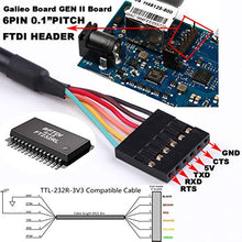 Load image into Gallery viewer, FTDI Chipset USB to Serial TTL 3.3V UART Level Converter Cable 6 Way Pin 0.1 Pitch Terminated, Works Galileo Gen2 Boards/BeagleBone Black/Minnowboard Max More 6FT Compatible TTL-232R-3V3
