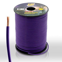 Sound Around 16-Gauge Bulk Spool Primary Wire - 100-Feet, Blue, ROHS Wire Compliant, Temperature Rating Up to 176F (80C), 60 Voltage Rating - GSI GPW16V500