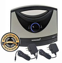 Load image into Gallery viewer, Serene Innovations TV-SB Wireless TV Listening Speaker w/Free Extra Power Adapter &amp; EZ Living Aids Drink Coaster
