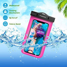 Load image into Gallery viewer, MoKo Waterproof Phone Pouch Holder [2 Pack], Underwater Cellphone Case Dry Bag with Lanyard Armband Compatible with iPhone 13/13 Pro Max/iPhone 12/12 Pro Max/11 Pro Max, X/Xr/Xs Max/8, Samsung S21/S10
