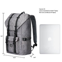 Load image into Gallery viewer, Travel Laptop Backpack, Outdoor Rucksack, School backpack Fits 15.6&quot;(Linen Grey2pc)
