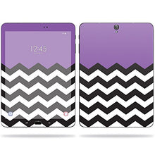 Load image into Gallery viewer, MightySkins Skin Compatible with Samsung Galaxy Tab S3 (2017) 9.7&quot; Sticker wrap Cover Sticker Skins Purple Chevron
