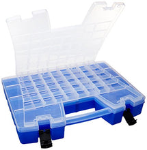 Load image into Gallery viewer, Akro-Mils 06118 Plastic Portable Hardware and Craft Parts Organizer, Large, Blue

