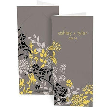 Load image into Gallery viewer, Modern Floral Personalized Photo Strip Holders for 2x6 Photobooth Prints Our Price is for 100 Units - 2x6
