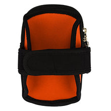 Load image into Gallery viewer, Sweatproof Orange Neoprene Fitness Pouch Armband Compatible with LG Smartphones Up to 6.4inches
